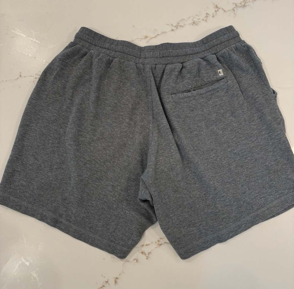 Linksoul Grey Heathered Knit Drawstring Lounge Shorts Size L - Picture 3 of 5